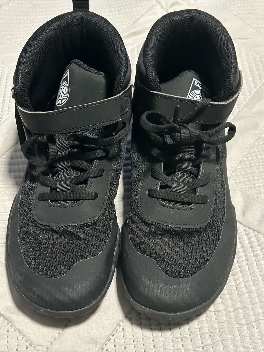 Sisttke Eagsouni Black Wrestling Boxing Shoes Zero Drop Mid Top EU 39 US Men 6.5